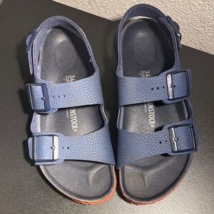 Birkenstock Kids Navy Sandals